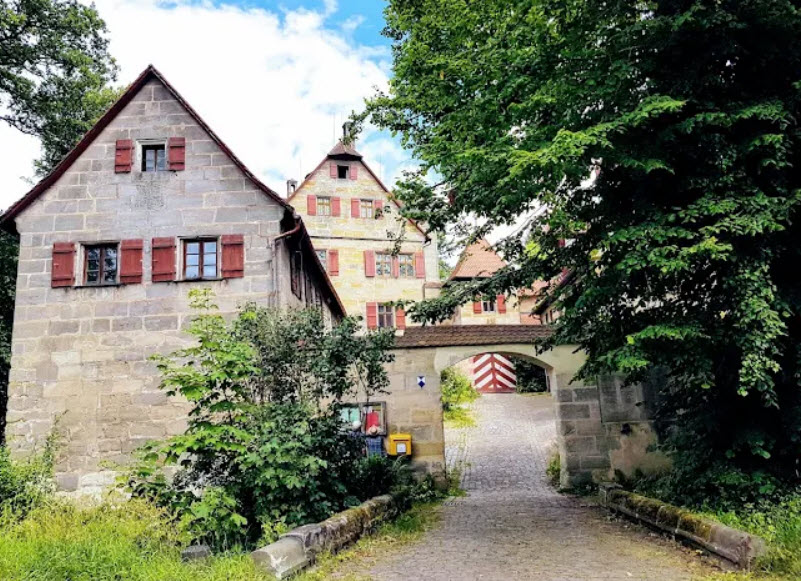 Burganlage in Altdorf bei Nürnberg, Germany